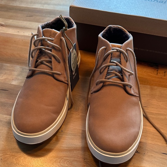 OluKai Men's Tan PAPAKU ‘ILI Boots - Picture 6 of 9